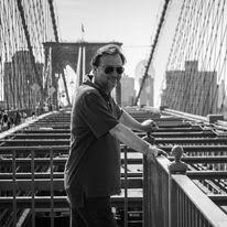 Frank de Falco on the Brooklyn Bridge
